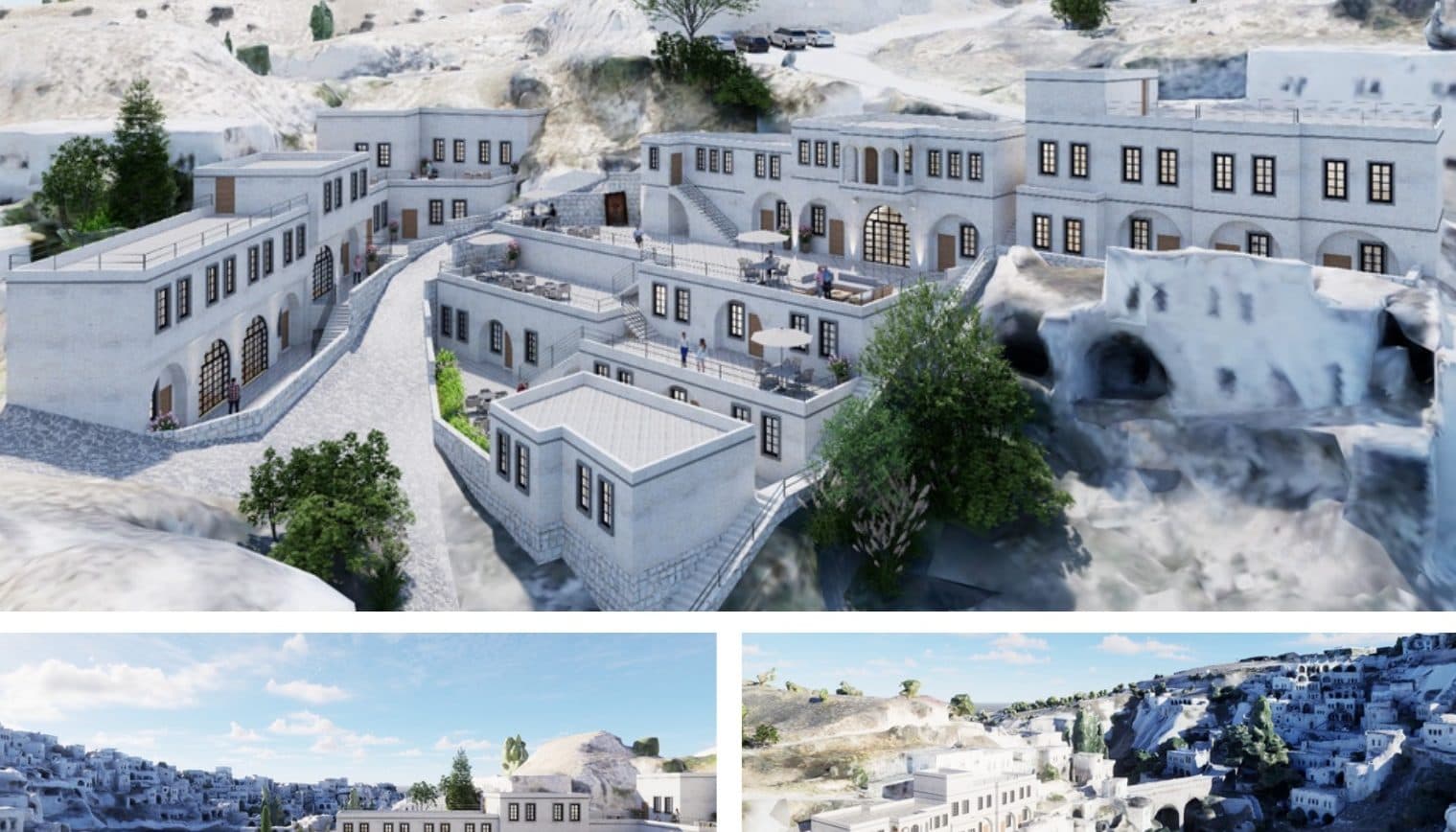 İbrahimpaşa'da 60 Odalı Dönüşüm Projesi — mimari görselleştirme